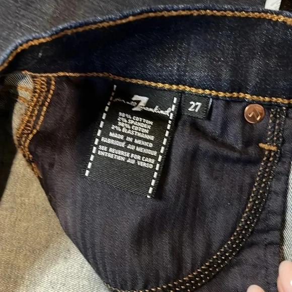 NWOT 7 for All Mankind, The Ankle Skinny.  Size 27. - Picture 11 of 14